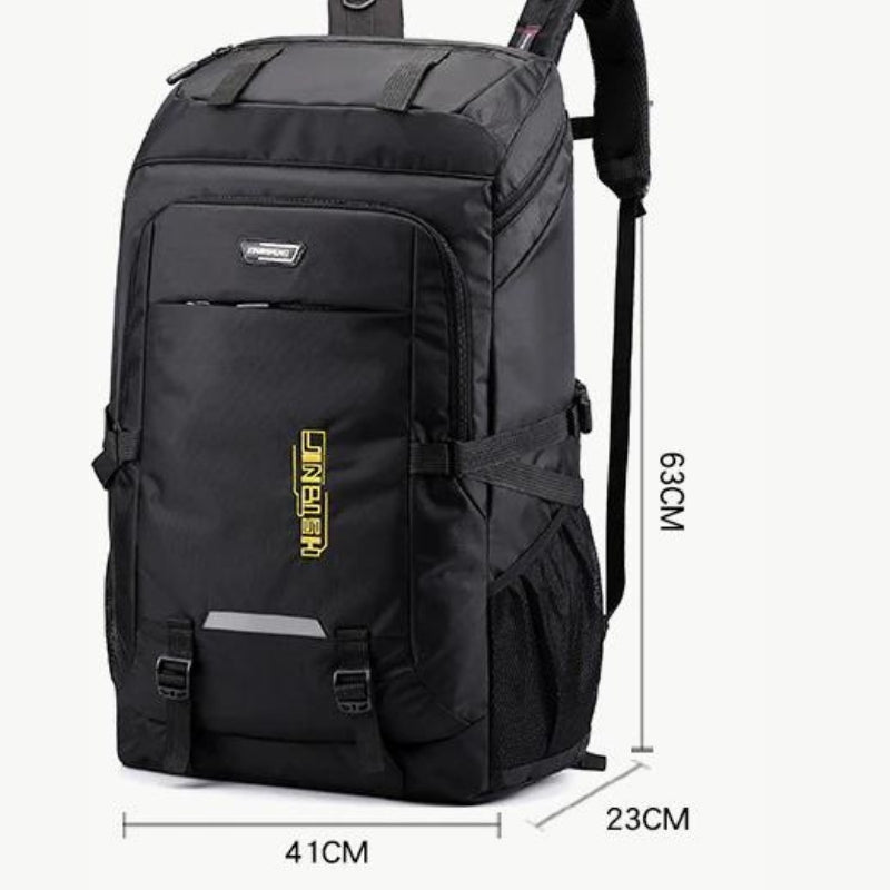 Nouvuna StormPath 60L Water-Resistant Hiking Backpack with Reflective Details