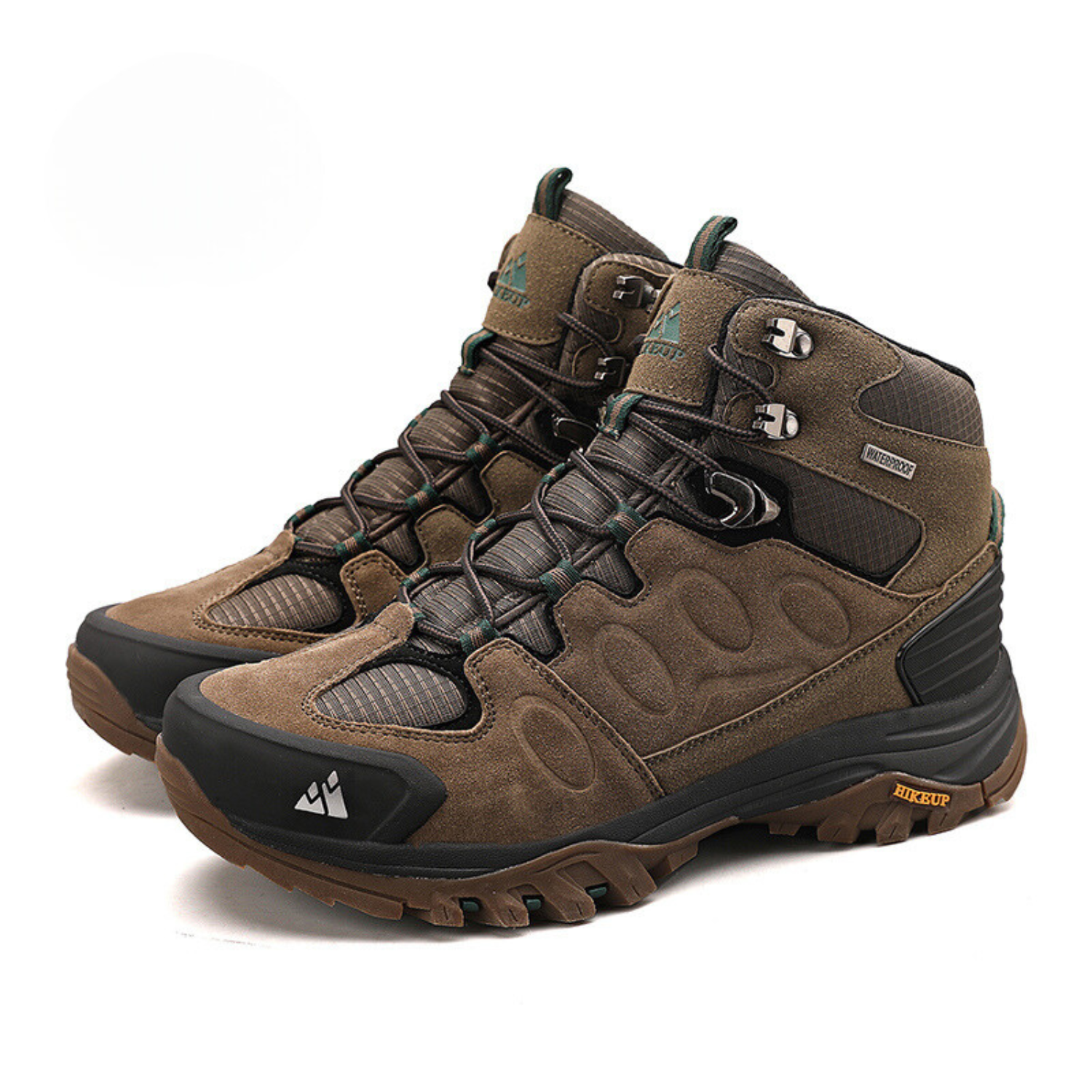 Nouvuna Altitude Trekking Boots – Suede & Rubber High-Cut Design for Trail Adventures
