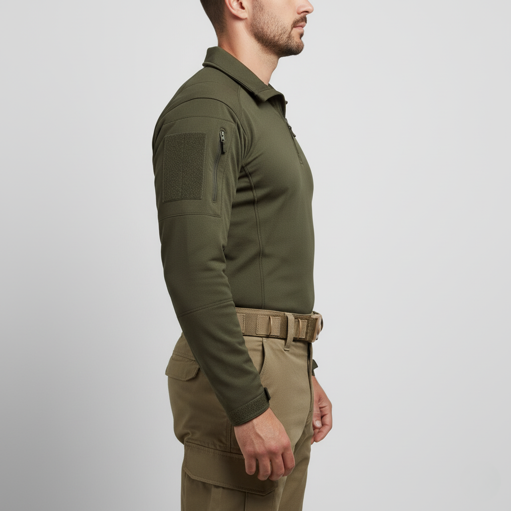 Adjustable Nylon Utility Belt with Release Buckle and Attachment Loops
