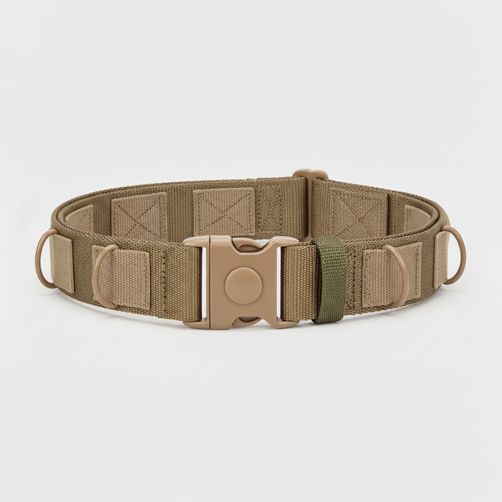 Adjustable Nylon Utility Belt with Release Buckle and Attachment Loops