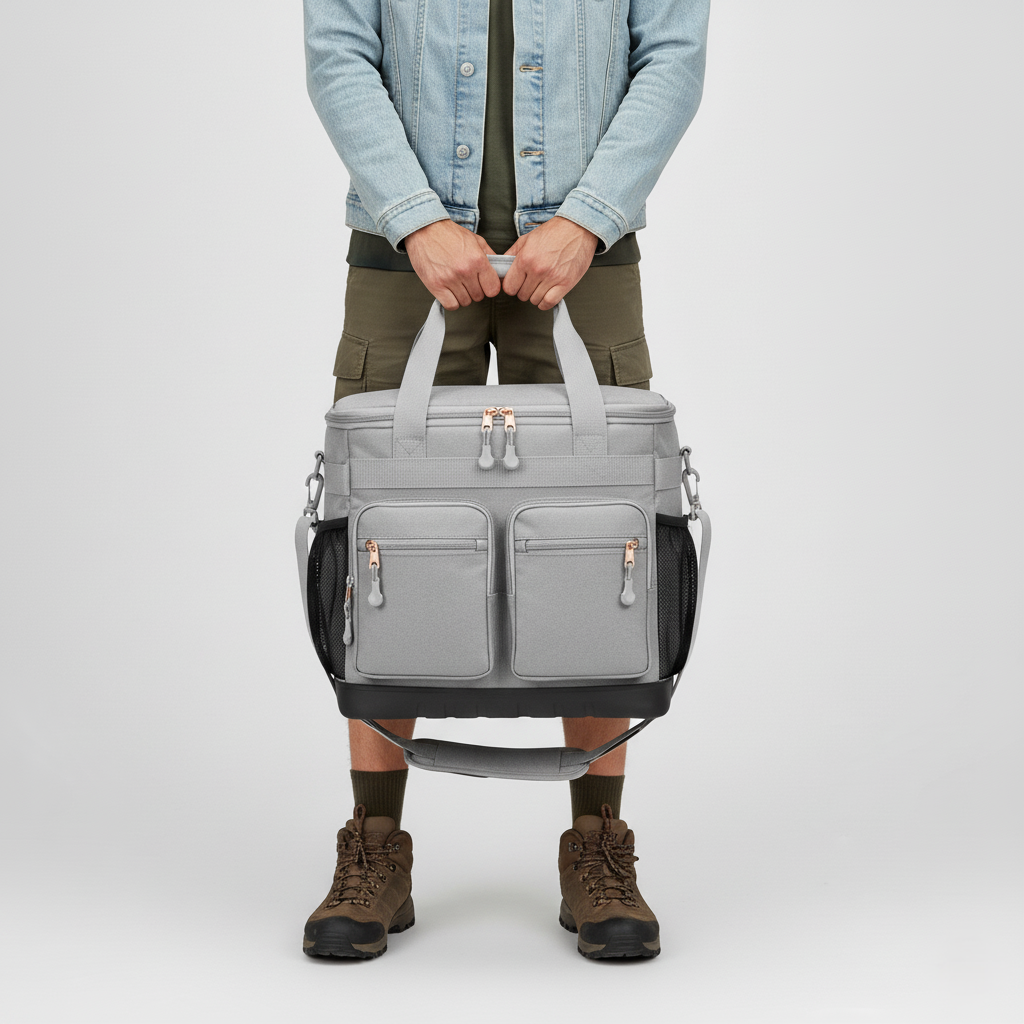 Large Insulated Leisure Bag with Multiple Compartments – Thermal Lining