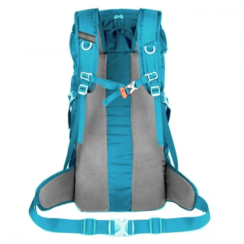 Nouvuna Monte 50L Camping Backpack – Nylon 400D with Rain Cover for Multi-Day Treks