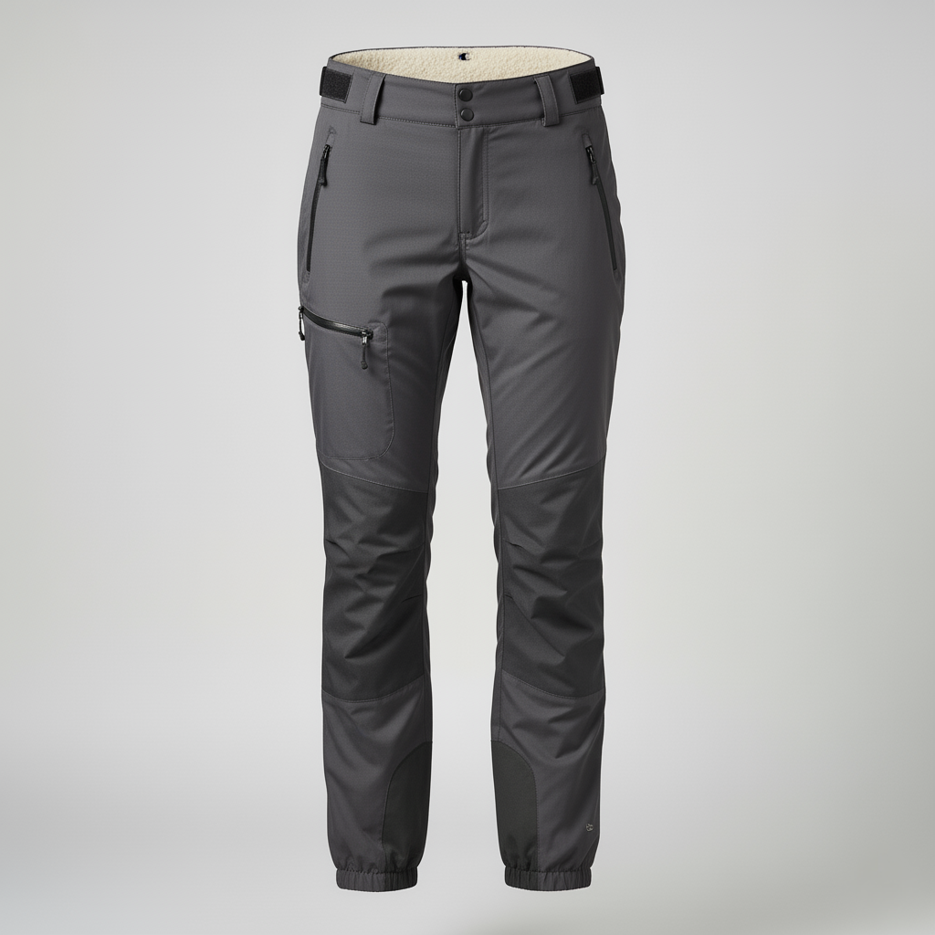 Women’s Thermal Waterproof Outdoor Trousers with Fleece Lining