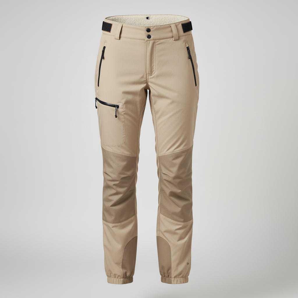 Women’s Thermal Waterproof Outdoor Trousers with Fleece Lining