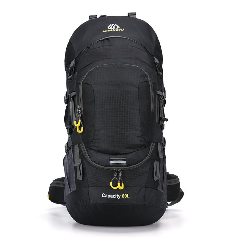 Nouvuna Reflective 60L Camping Backpack – Large-Capacity Nylon Design with Safety Strip