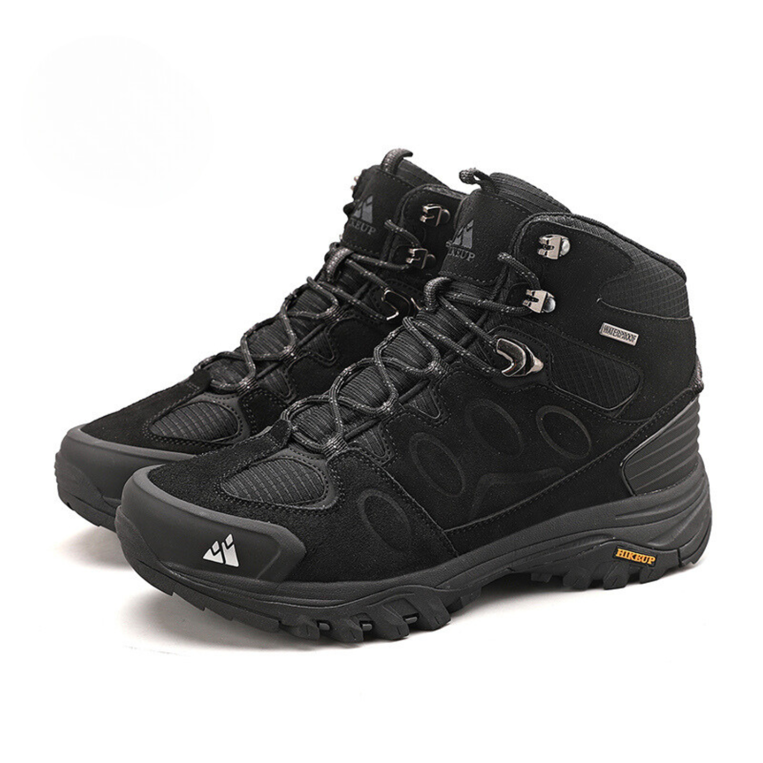 Nouvuna Altitude Trekking Boots – Suede & Rubber High-Cut Design for Trail Adventures