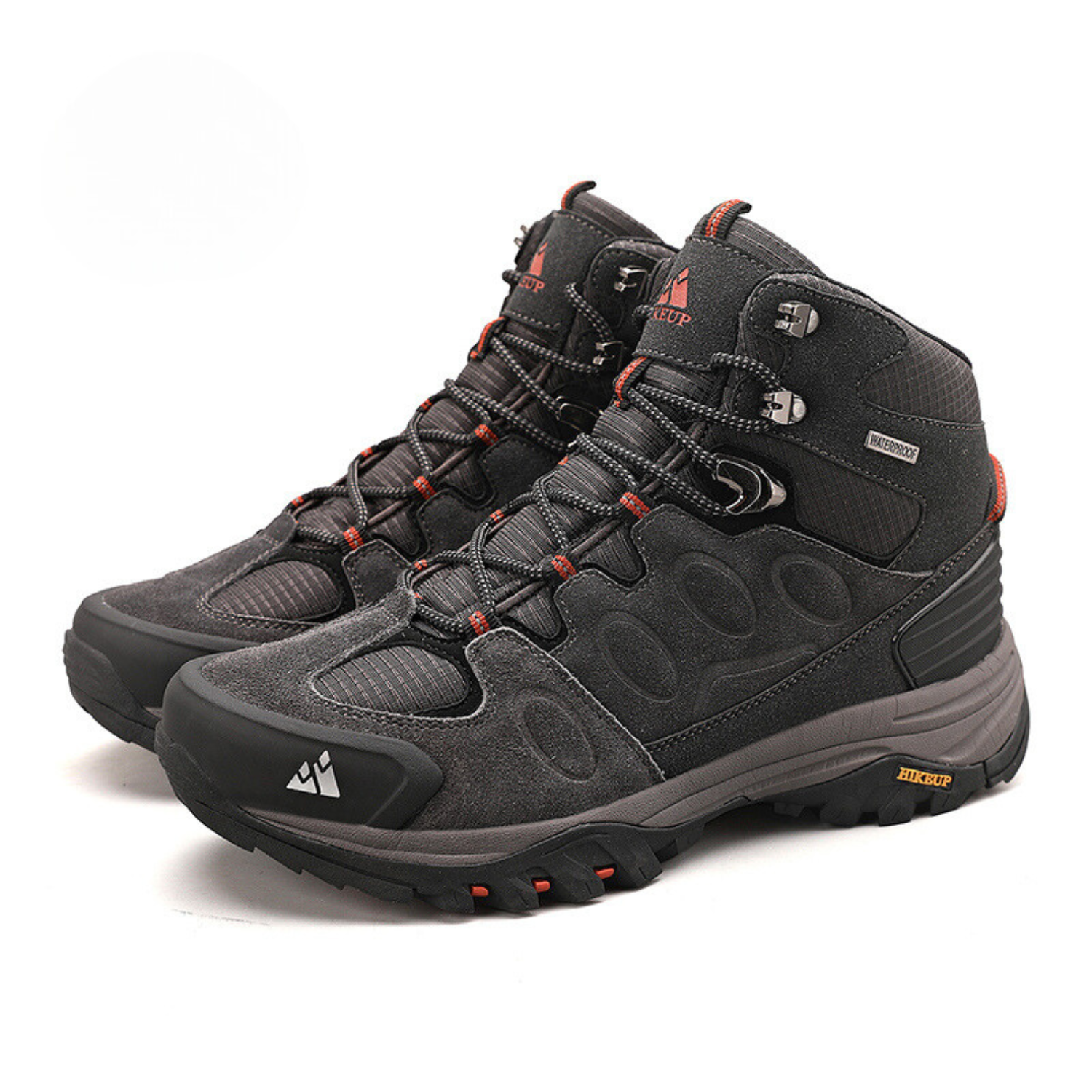 Nouvuna Altitude Trekking Boots – Suede & Rubber High-Cut Design for Trail Adventures