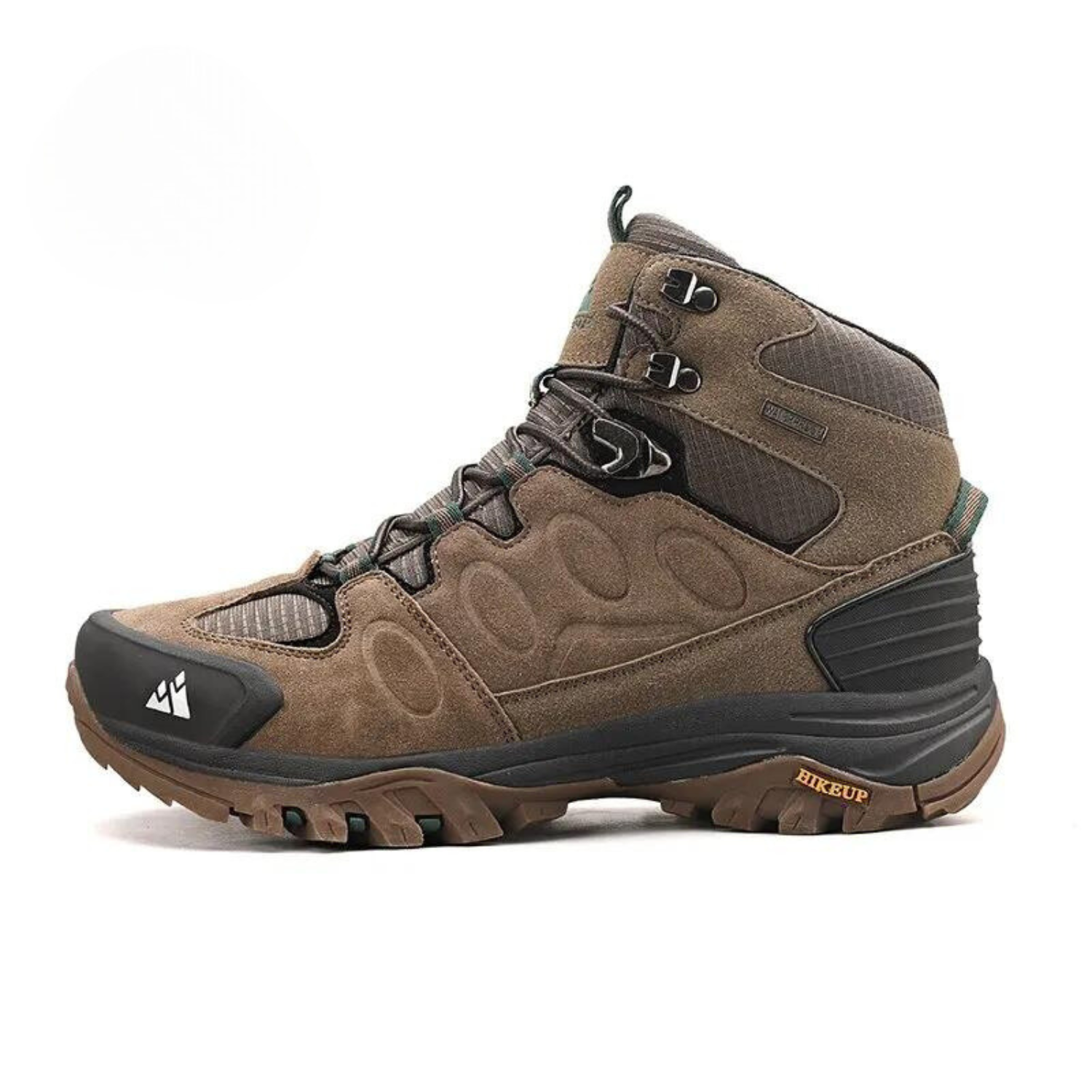 Nouvuna Altitude Trekking Boots – Suede & Rubber High-Cut Design for Trail Adventures