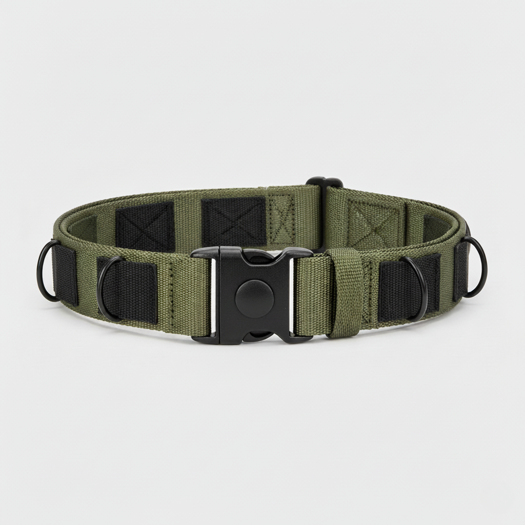 Adjustable Nylon Utility Belt with Release Buckle and Attachment Loops