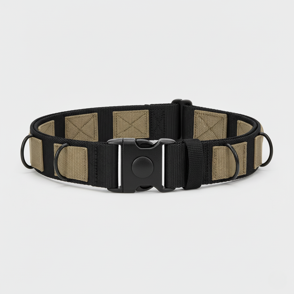 Adjustable Nylon Utility Belt with Release Buckle and Attachment Loops