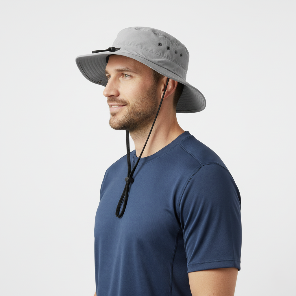 Explorer Trail Outdoor Hat with Adjustable Fit and Water-Resistant Fabric