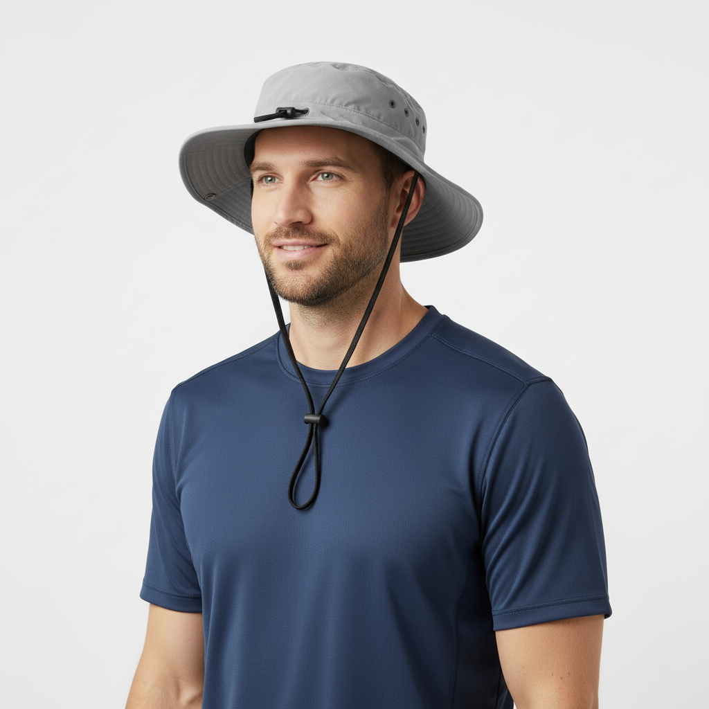 Explorer Trail Outdoor Hat with Adjustable Fit and Water-Resistant Fabric