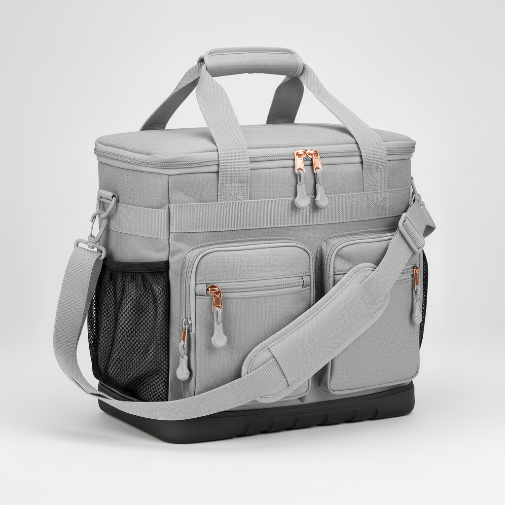 Large Insulated Leisure Bag with Multiple Compartments – Thermal Lining