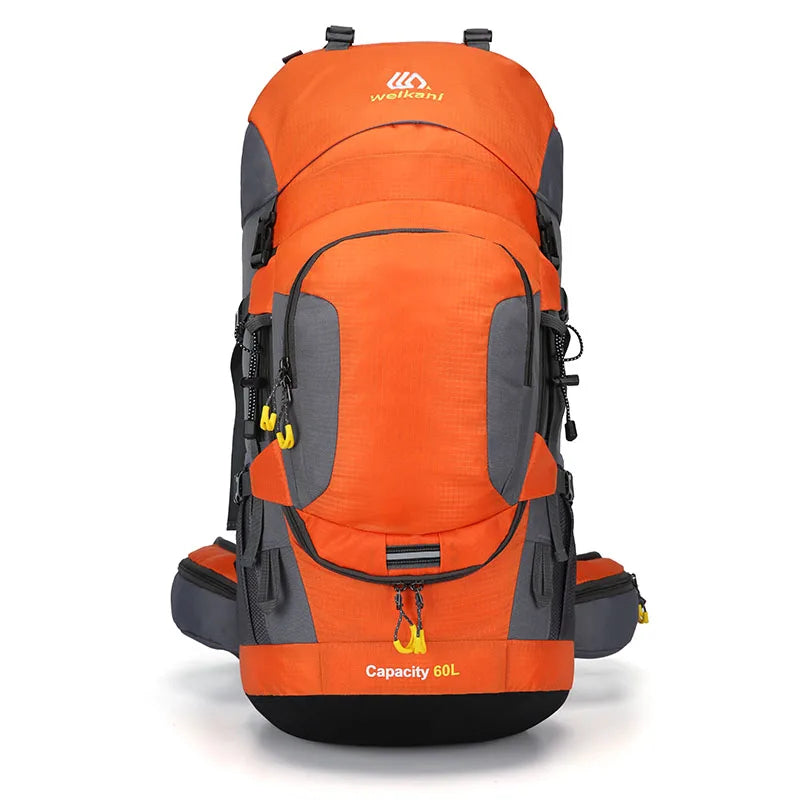Nouvuna TrailGuard Reflective 60L Hiking Backpack for Multi-Day Treks