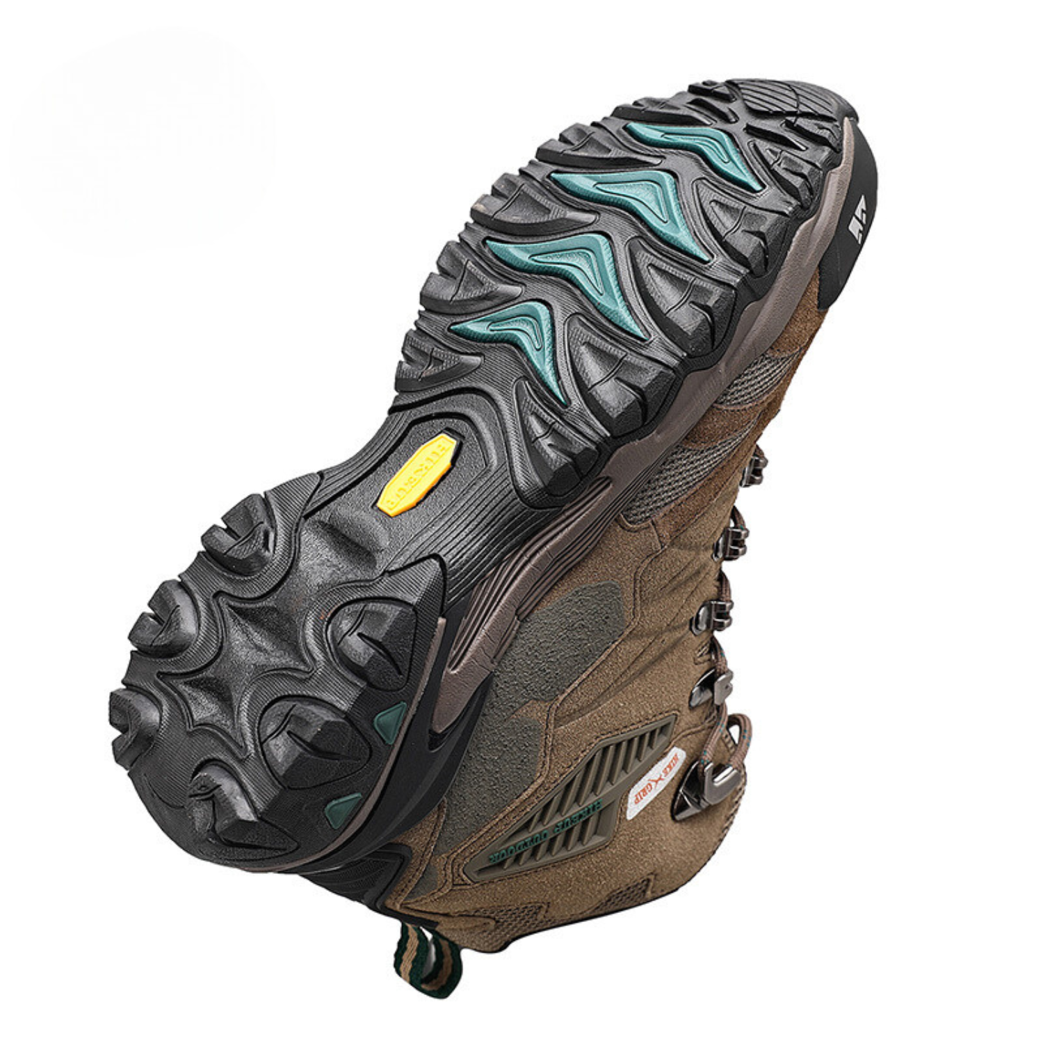 Nouvuna Waterproof Men’s Trekking Boots – Leather & Polyester High-Cut Design for Wet Conditions