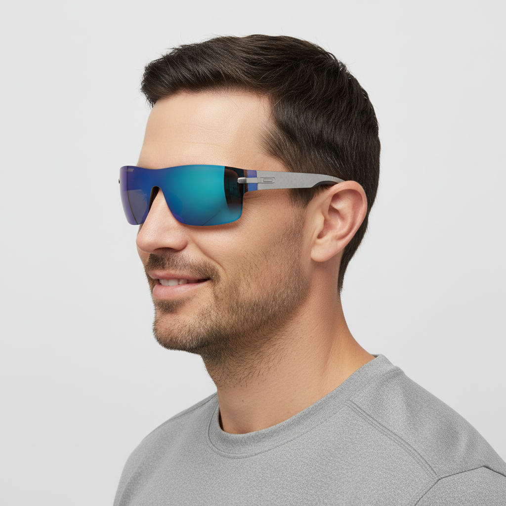 Polarised Sunglasses with UV400-Rated Lenses and Lightweight Frame