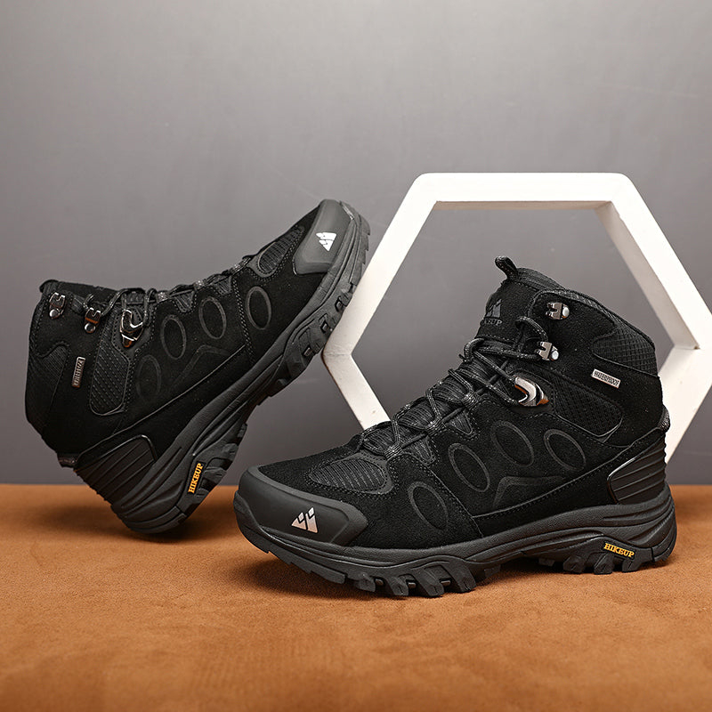 Nouvuna Altitude Trekking Boots – Suede & Rubber High-Cut Design for Trail Adventures