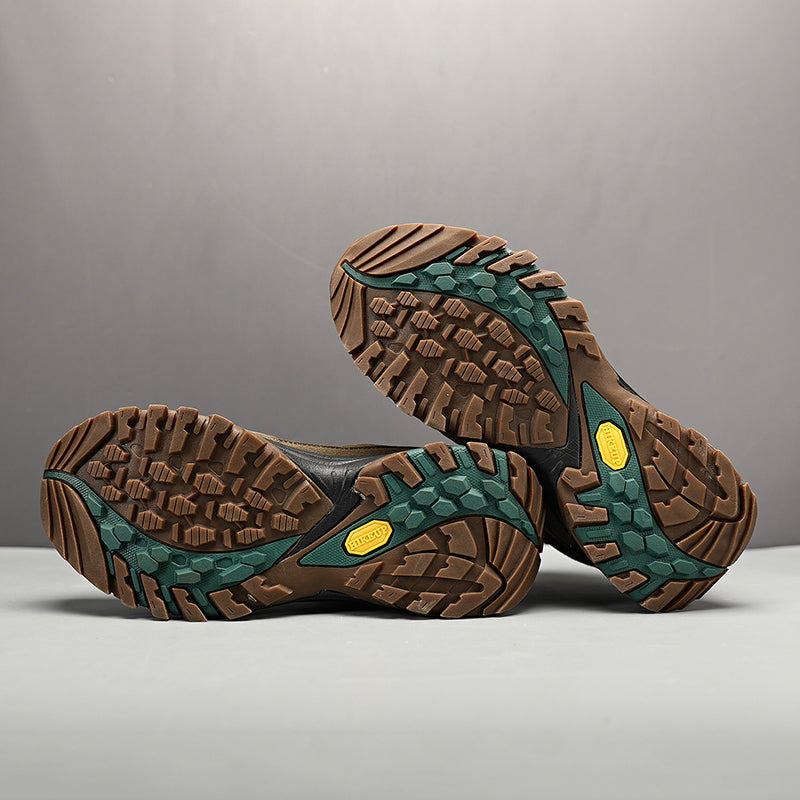 Nouvuna Altitude Trekking Boots – Suede & Rubber High-Cut Design for Trail Adventures