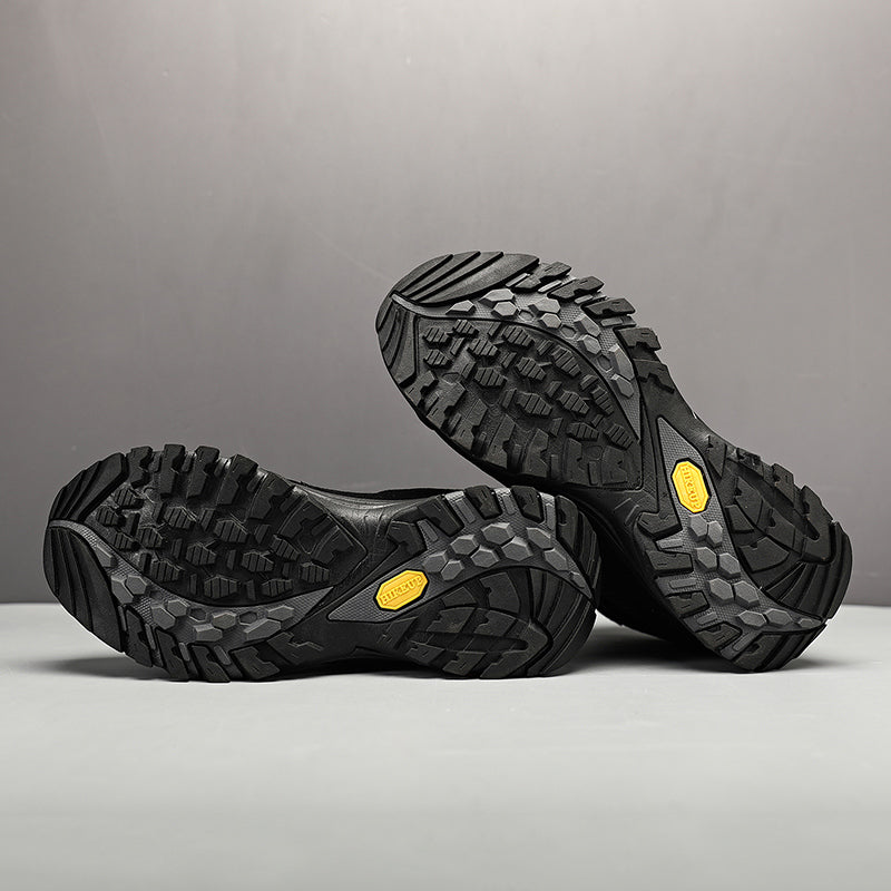 Nouvuna Altitude Trekking Boots – Suede & Rubber High-Cut Design for Trail Adventures