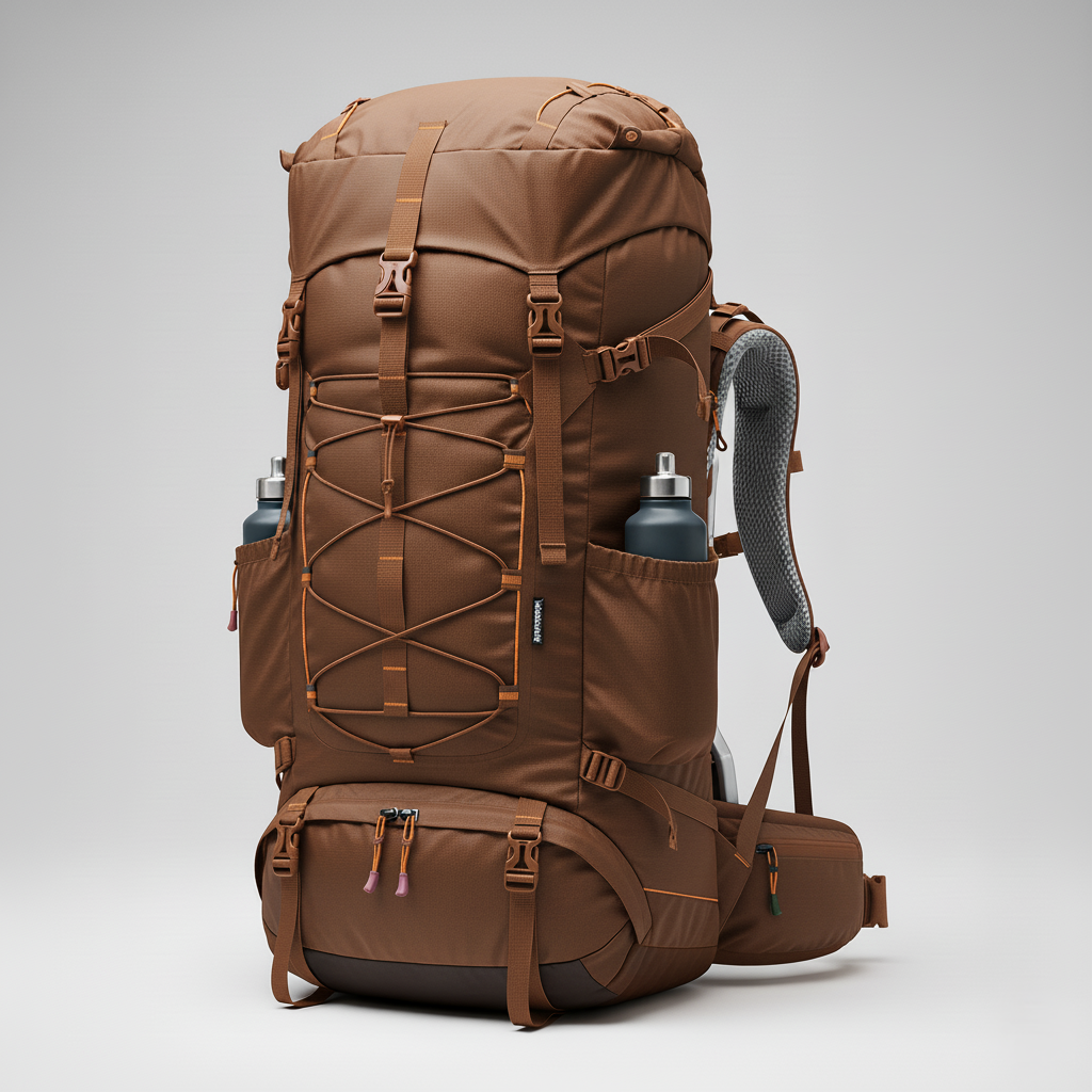 Waterproof Hiking Backpack with 80 L Capacity and Adjustable Straps