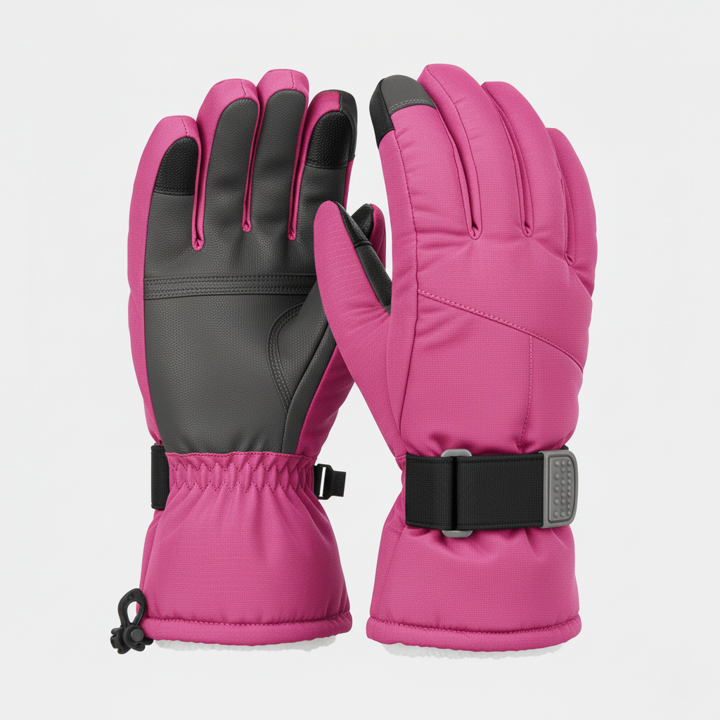 Women’s Ski and Snowboard Gloves with Touchscreen Fingertip