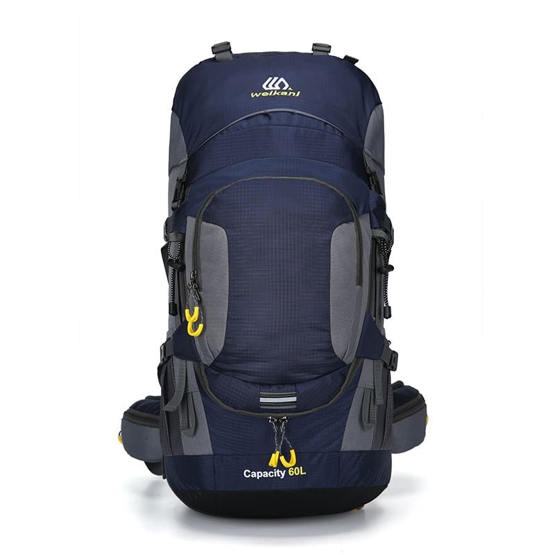 Nouvuna Reflective 60L Camping Backpack – Large-Capacity Nylon Design with Safety Strip